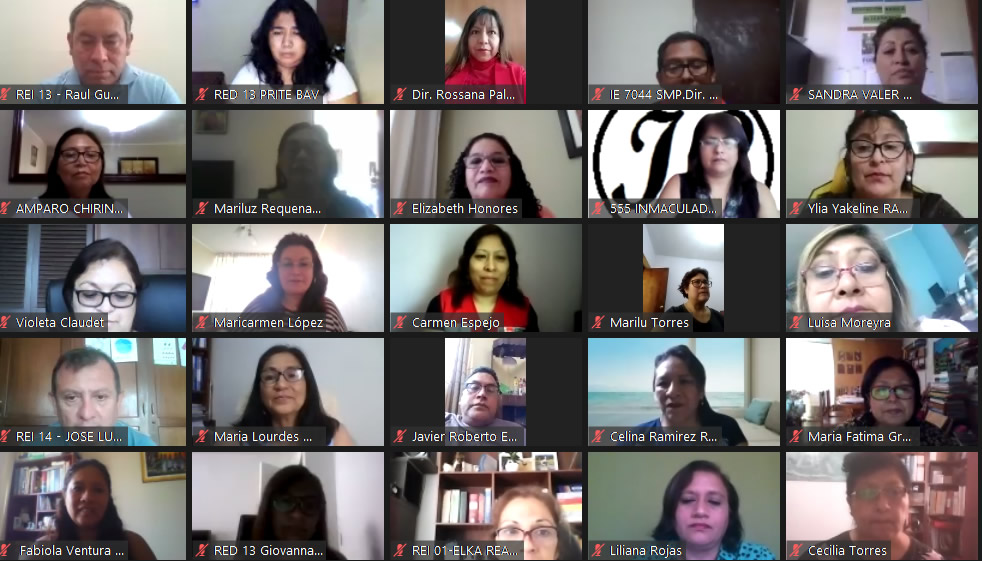 I TALLER VIRTUAL DE FORTALECIMIENTO DE CAPACIDADES A LOS DIRECTIVOS