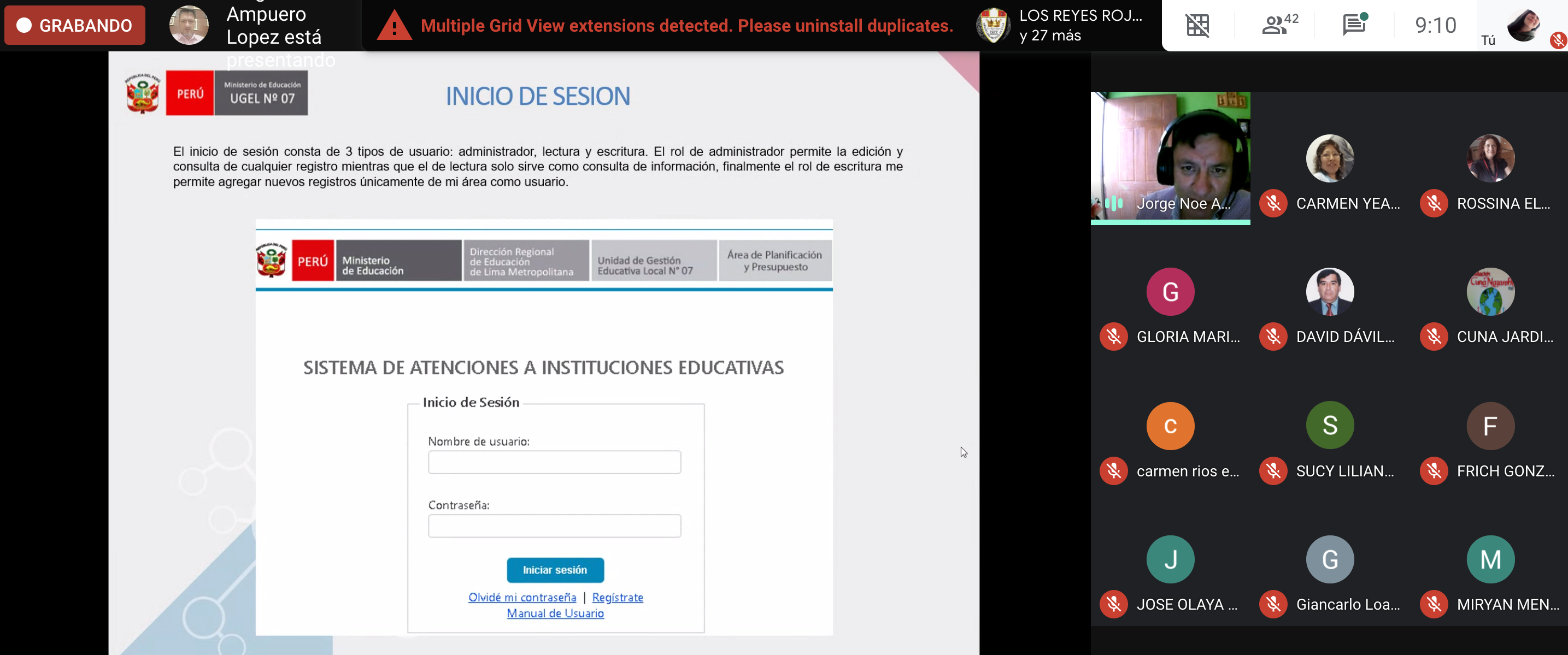 SEGUNDA REUNIÓN VIRTUAL ORDINARIA